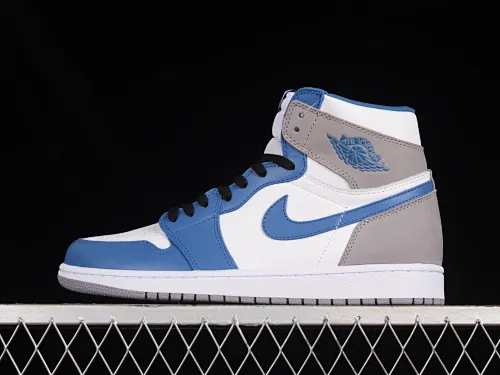 All categories Air Jordan Jordan series basketball shoes Air Jordan 1 High X version Air Jordan 1 High OG "True Blue" AJ1 Joe 1 white and blue color high-top basketball shoes DZ5485-410